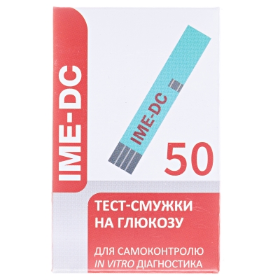 Тест-смужки для глюкометра IME-DC, 50 шт